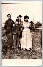 c1910 Family Portrait Goldendale Washington WA Owens RPPC Real Photo Postcard picture