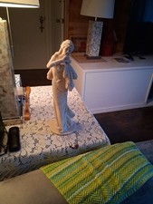 Vintage 1991 Santini Venice Christina Figurine Sculpted Resin Lady Statue picture