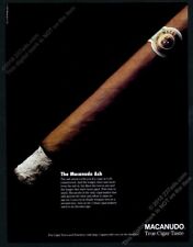 1996 Macanudo cigar classic photo vintage print ad picture