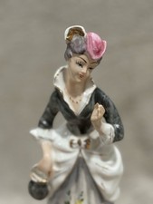 Vintage Hand-Painted Porcelain Lady Figurine Made in Japan picture