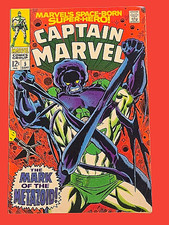 Captain Marvel #5 1968 Marvel Comics 1st Metazoid Arnold Drake Don Heck picture