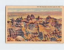 Postcard The Pinnacles in the Bad Lands South Dakota USA picture