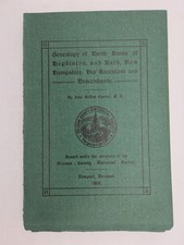 1909 antique GENEALOGY DAVID ANNIS hopkinton bath nh DESCENDANTS Currier BOOK picture