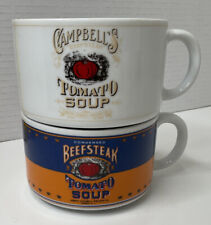 Vintage Campbell's Tomato Soup Cups 1994 Porcelain Mug Bowl by Westwood Lot of 2 picture