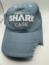 2015 SGA Chicago White Sox Jeff Samardzija Shark Cage Hat Cap Strapback Blue picture