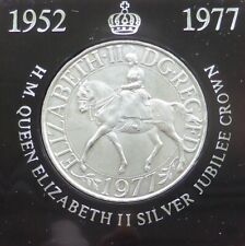 Royal Memorabilia Queen Elizabeth II Silver Jubilee 1952 - 1977 Crown Coin  picture