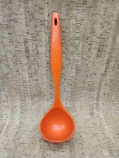 Vintage Fesco HOT ORANGE Hard Plastic Kitchen Ladle Stock Canning Chilli Stew picture