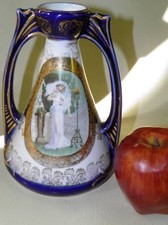 Antique Royal Vienna Style Austria Figural Vase Beehive picture