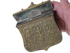 Antique Ottoman Empire Brass Cartridge box picture