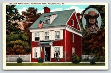 Postcard William Penn House, Fairmount Park, Philadelphia, PA Exterior View picture