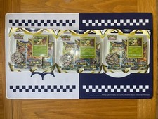 3x Pokemon TCG Brilliant Stars 3 Pack Blister Leafeon Promo New Factory Sealed picture