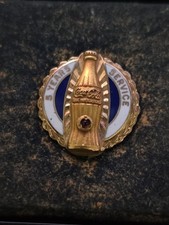 Vintage Coca-Cola Coke 5 Year Service Employee Award Pin 10K Gold 2.2g & Ruby picture