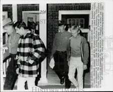1965 Press Photo Roger Beaudry Jr. and James McCann arrested in Cheshire picture