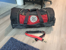 Vintage Marlboro Adventure Team / Compass Red & Black Duffle / Travel Bag picture