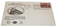 JUNE 1952 NEW YORK CENTRAL NYC 20th CENTURY LTD. GOLDEN ANNIVERSARY ENVELOPE AF picture