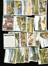 1938 W.A. & A.C. CHURCHMAN CIGARETTES HOLIDAYS IN BRITAIN COMPLETE 48 CARD SET picture
