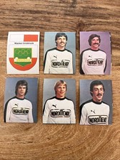 6 x WACKER INNSBRUCK NO AUTOGRAPH 1978/79 1979 AMERICANA no TOPPS PANINI picture