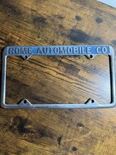 Vintage Rome Automobile Co Georgia Dealer License Plate Frame VW Volkswagen picture