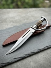 D-Guard Bowie Knife Handcrafted Hunting Knife Gift for Men Anniversary Gift picture