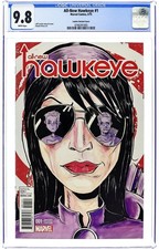All New Hawkeye 1B Lemire 1:25 Variant CGC 9.8 2015 4746391005 picture