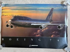 Boeing 747-400 Inflight Glossy Poster / 36