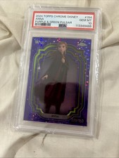 Anna - 2024 Topps Chrome Disney #154 Purple & Green Pulsar Refractor /150. PSA10 picture