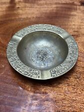 Vintage Ornate Brass Tray 3.5” picture
