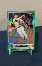 2022 Topps Chrome Green Refractor Kyle Seager Auto /99 Seattle Mariners #131 picture