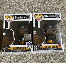 Lot Of 2 Funko Pop NFL Pittsburgh Steelers Juju Smith-Schuster #97 19 97 picture