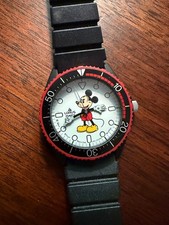 Vintage Lorus Seiko Mickey Mouse Diver Style Quartz Watch picture