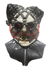 Vintage Illusive Concepts Bondage Vampire Latex Halloween Mask Rare *READ* picture