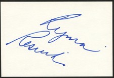 Regina Resnik d2013 signed autograph 4x6 Cut Opera Singer Metropolitan Opera ' picture
