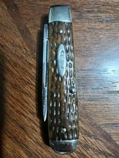 Vintage Case Tested green bone Handles 6231 1920-1940 2 Blade Swell End picture