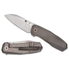 Techno 3 Titanium Folding Knife CTS-XHP Satin Spyderco C158TIP3 picture