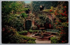 Little Theater Patio, New Orleans, LA. Vintage Postcard TS-177 picture