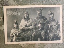 RPPC Micmac Mi'kmaq Indians Pictou Landing Chief Peter Wilmot Born 1824 Scarce picture