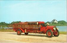 American-La France, Fire Truck, Cars, Transport, Vintage Postcard picture
