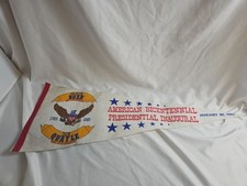 1989 US President George H.W. Bush Quayle Bicentennial Inauguration Pennant BBYC picture