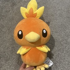 Banpresto Pokemon Torchic Big Mecha Mofugutto Plush 42cm Stuffed Toy Ban Dai NWT picture
