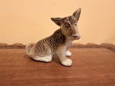 Vtg Scottish Terrier Dog small Figurine Japan Porcelain picture