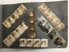 Amazing Antique 1920s Photo Album 100+ Old Snapshots Nun Dog Unusual Creepy picture