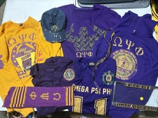 Vintage Omega Psi Phi Fraternity Jersey XXL Bundle Lot Hoodies, Shirts, Hat picture
