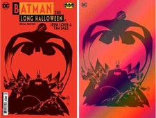 BATMAN DAY 2024 ~ BATMAN THE LONG HALLOWEEN COVER A & FOIL VIRGIN SET TIM SALE picture