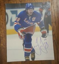 JAROMIR JAGR SIGNED 11X14 PHOTO NEW YORK RANGERS NHL NYR LUNDQVIST W/COA+PROOF  picture