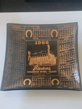 Vtg Lot 1960s-70s Binion's Horseshoe Club Las Vegas Casino Calendar Ashtrays picture
