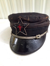 Antique Early 1900s Masonic Templar Kepi Hat Fatigue Star Cross M.C. Lilley picture