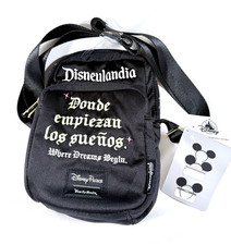 Disney Parks Viva La Bonita DISNEYLANDIA Crossbody Bag Donde Empiezan NWT 2026 picture