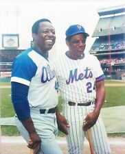 PF2-68 COPY NEGATIVE Willie Mays & Hank Aaron Baseball Legends 1980s 2