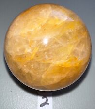 Golden Healer Quartz Crystal Sphere,Metaphysical,Reiki,Unique Gift,Decor picture