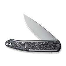 WE KNIFE Smooth Sentinel 20043-5 Foil Carbon Fiber Titanium 20CV Steel Knives picture
